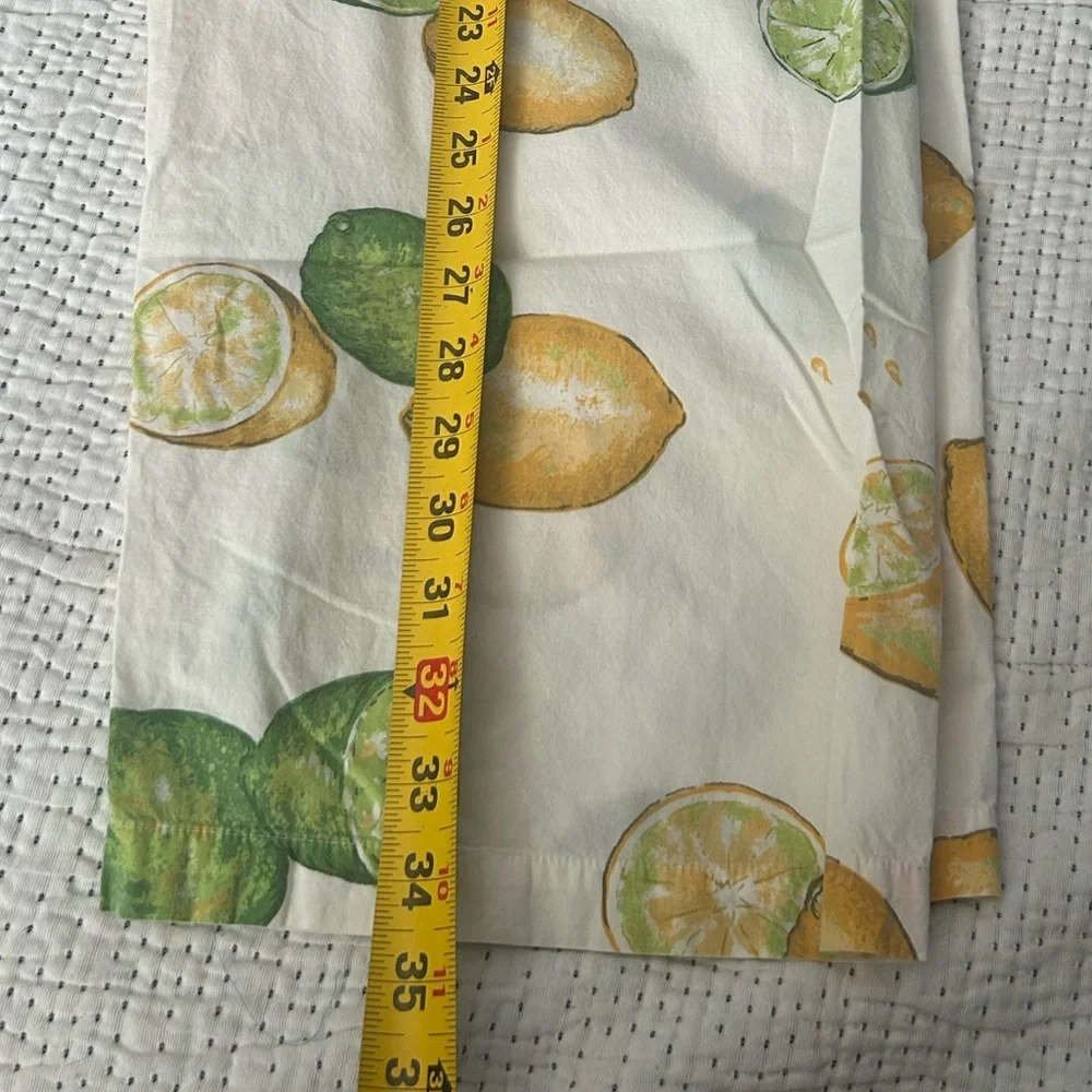 Victoria’s Secret Lemon Lime Citrus Cotton Pajama Set Lounge Size M - Picture 8 of 10